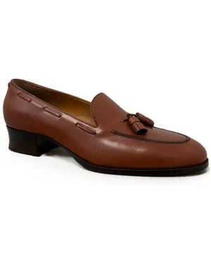 Loro Piana Serge Tassel Loafers - Brown