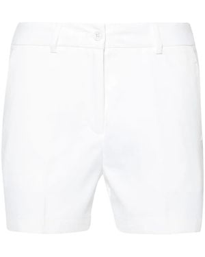 J.Lindeberg Gwen Logo-Plaque Shorts - White