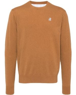 Undercover Sheep Patch Jumper - Brown
