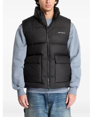 Carhartt Flap-Pocket Quilted Gilet - Black