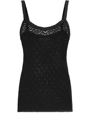 Dolce & Gabbana Lace Top - Black