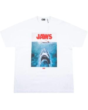Kith Jaws Main Poster-Print T-Shirt - White