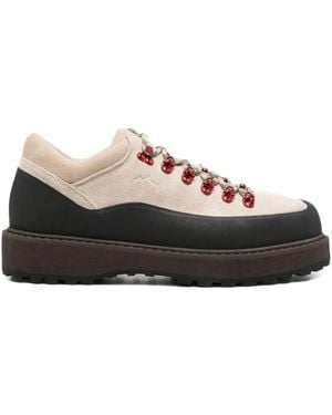 Diemme Plateau-Sneakers aus Wildleder - Schwarz