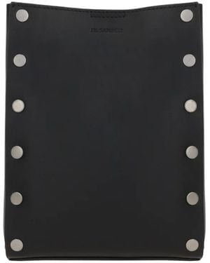 Jil Sander Tangle Messenger Bag - Black