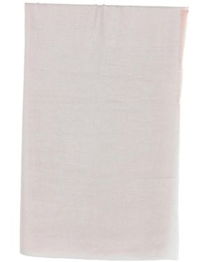 D'Aniello Frayed Scarf - White