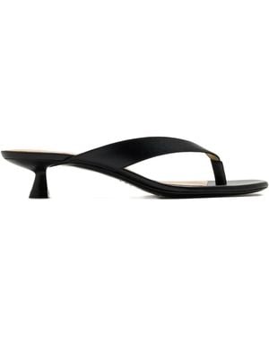 Stuart Weitzman 35Mm Rio Leather Heeled Sandals - White