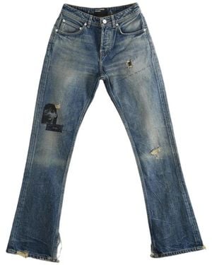 Enfants Riches Deprimes Patch-Detail Distressed Jeans - Blue
