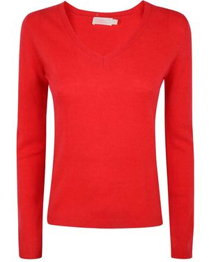 ABSOLUT CASHMERE V-Neck Jumper - Red
