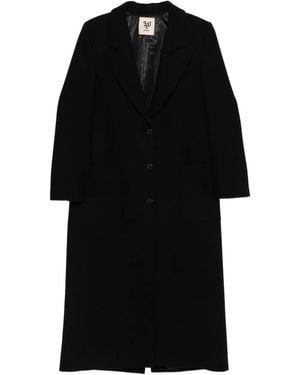 Aniye By Manteau Janis Boutonné - Noir