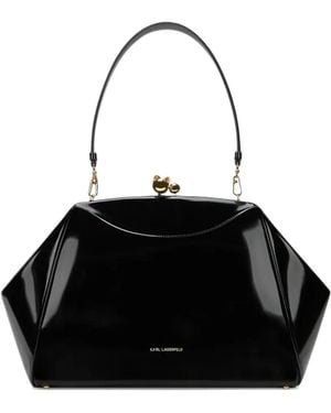 KARL LAGERFELD K/Bisous Tote Bag - Black