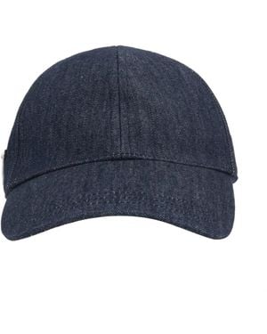 Prada Baseballkappe Aus Denim - Blau