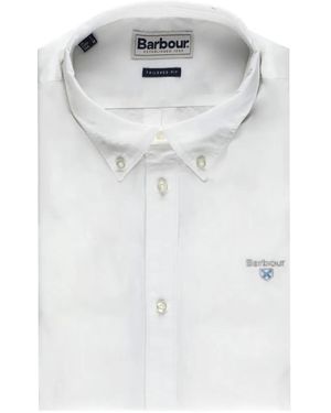 Barbour Button-Down Tailored-Fit Shirt - White