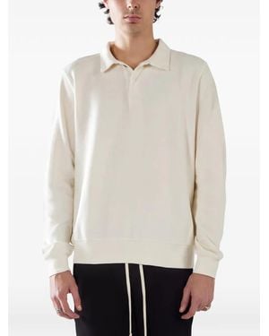 Les Tien Long-Sleeve Polo Shirt - White
