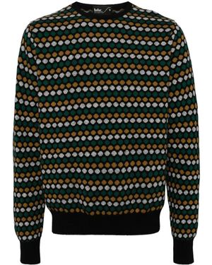 Kolor Polka Dot-Pattern Sweater - Black