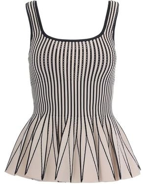 Elisabetta Franchi Butter Tricot Top - Brown