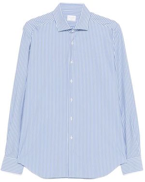 Xacus Taylor Striped Shirt - Blue