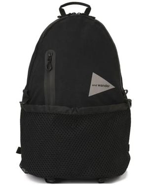 and wander Rugzak Met Logoprint - Zwart