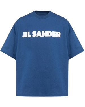 Jil Sander Logo-print T-shirt - ブルー