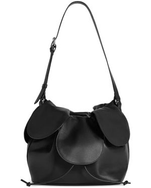 Simone Rocha Bucket-Tas Met Bloemblaadjes - Zwart