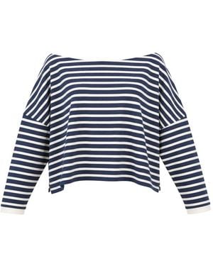 SOSUE Sailor Striped Jumper - Blue