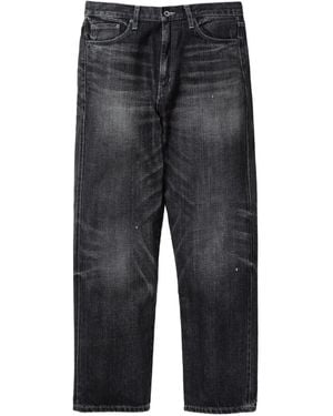 Neighborhood Ausgeblichene Jeans - Grau