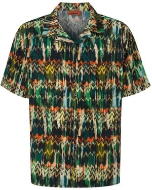 Missoni Zigzag-Print Shirt - Green