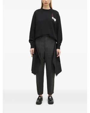 Undercover Drapierte Hose - Schwarz