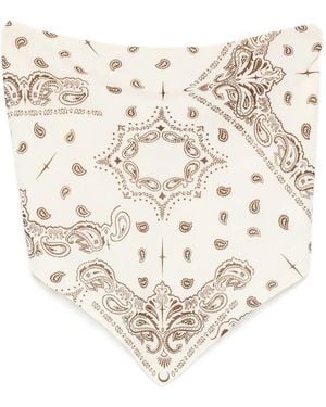 VENUJA Paisley-Print Handkerchief Tank Top - White