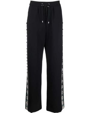 Balmain Side-Detail Trousers - Blue