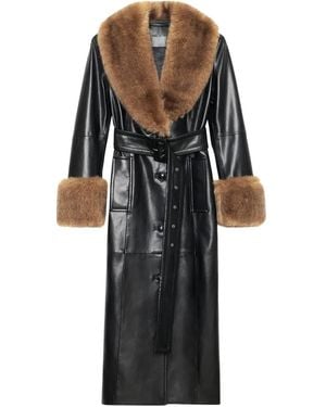 Stand Studio Long Coat - Black