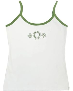 Chrome Hearts Horseshoe Logo Tank Top - White