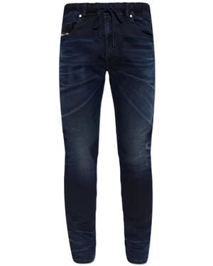DIESEL E-Krooley Jogg Drawstring-Waist Jeans - Blue