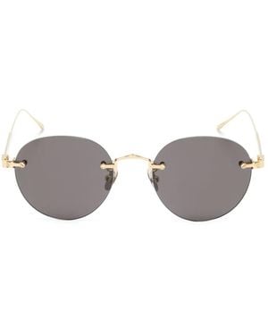 Cartier パンテール ドゥ カルティエ ラウンドフレーム サングラス - グレー