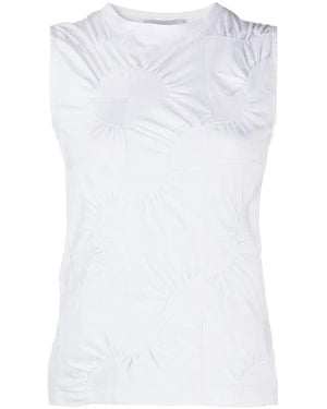 Coperni Gathered Detail Vest - White
