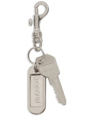 Palm Angels Paradise Palm Keyring - Metallic