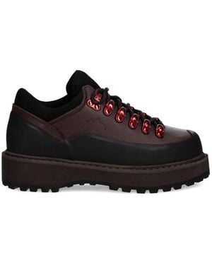 Diemme Cornaro Gomma Lace-Up Ankle Boots - Black