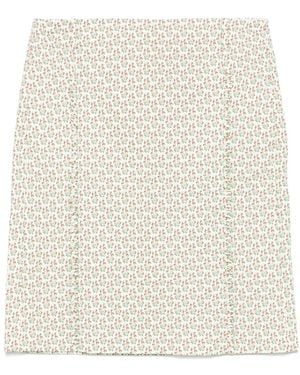 N°21 Falda midi de tejido jersey - Neutro