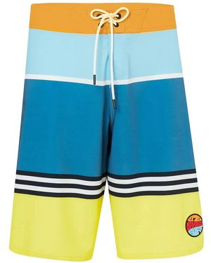 Oakley Striped Swim Shorts - Blue