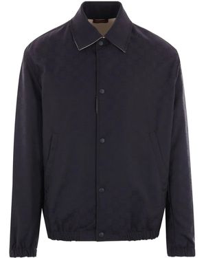 Gucci Gg Reversible Jacket - Blue