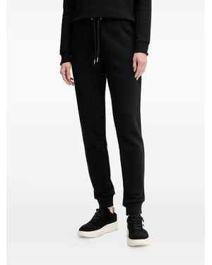ARMANI EXCHANGE Logo-Detail Drawstring Track Trousers - Black