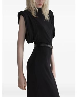 Mugler Mouwloze Avondjurk - Zwart