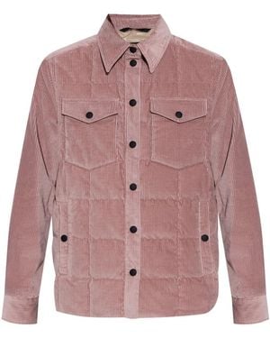 Moncler ボタン シャツジャケット - ピンク
