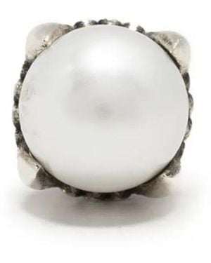 Emanuele Bicocchi Pearl Stud Earring - White