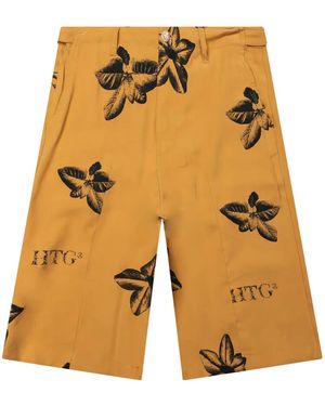 Honor The Gift Shorts Mit Blumen-Print - Gelb