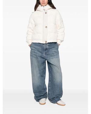 Ermanno Scervino Bestickte Jacke Mit Spitze - Blau