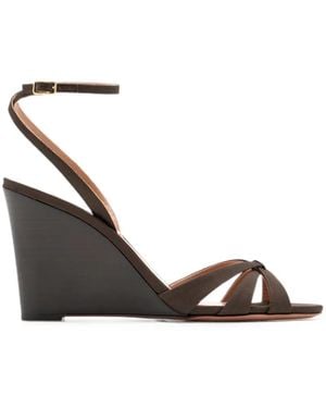 Aquazzura Tati Buckle-Fastening Sandals - Metallic