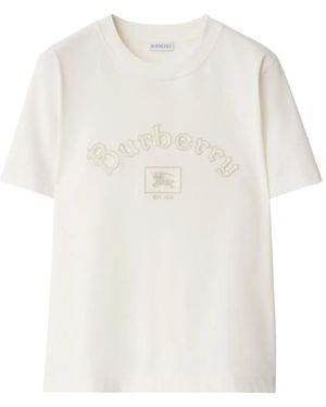 Burberry Gothic ロゴ Tシャツ - ホワイト