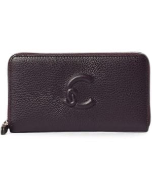 Coccinelle Dulse Soft Pebbled Leather Wallet - Purple