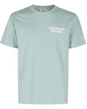 Mc2 Saint Barth Text-print T-shirt - ブルー