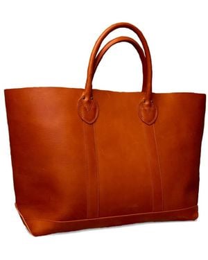 Fortela Heart-Motif Handle Tote Bag - Brown